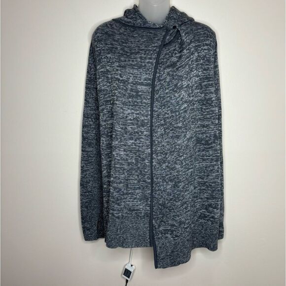 Lululemon Peace of Mind Gray Hooded Cardigan Wrap
Sweater size 6 - Picture 1 of 7